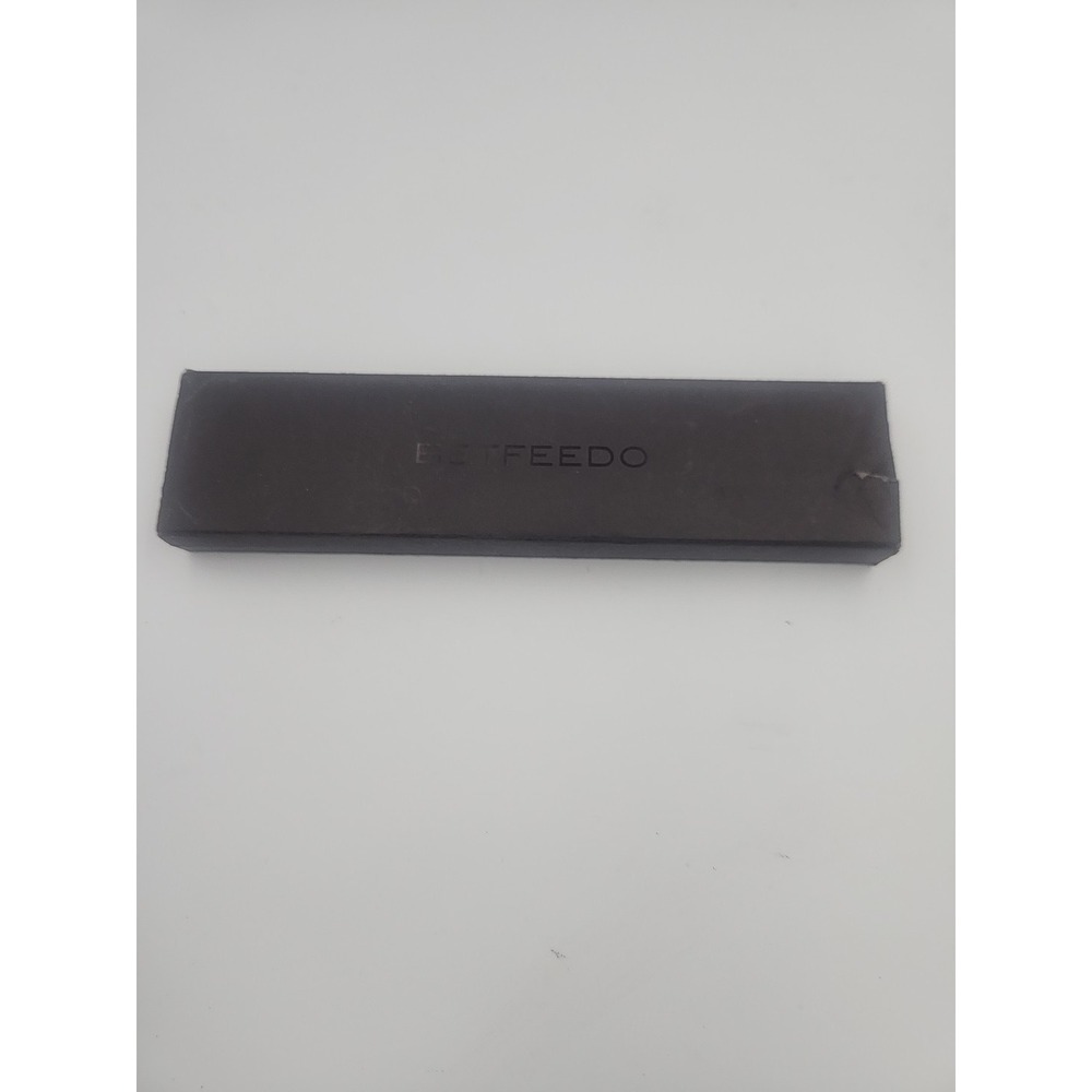 Betfeedo 20mm Leathwr‎ Watch Band  Black
